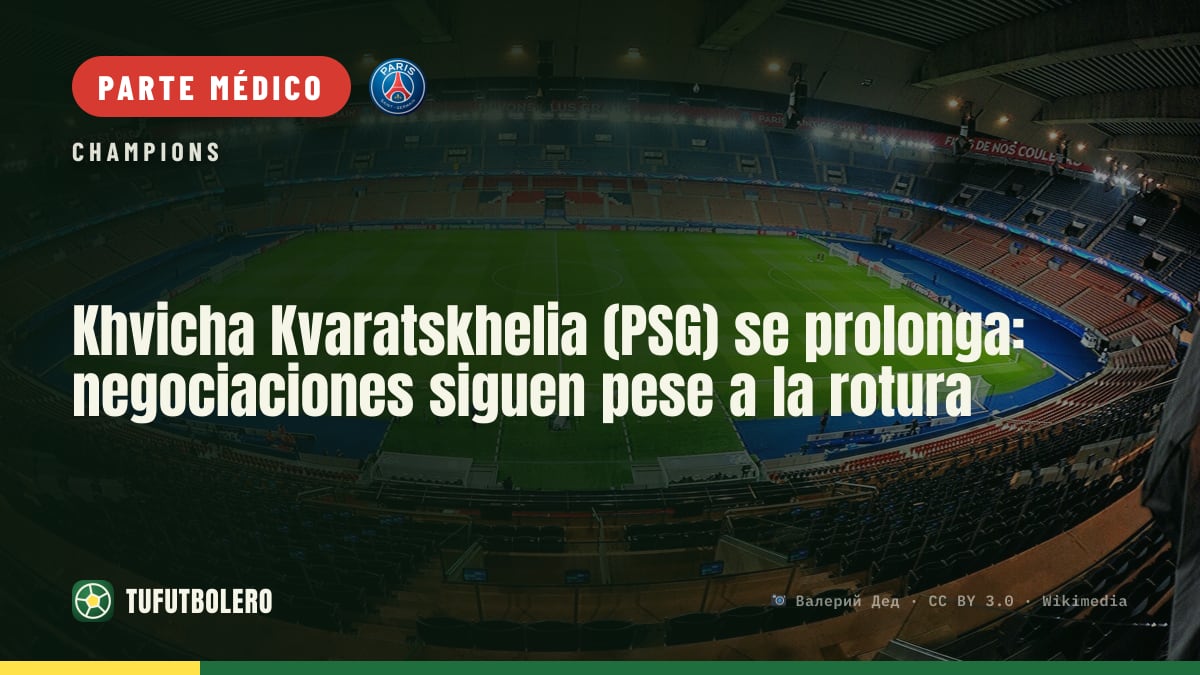 Khvicha Kvaratskhelia (PSG) se prolonga: negociaciones siguen pese a la rotura