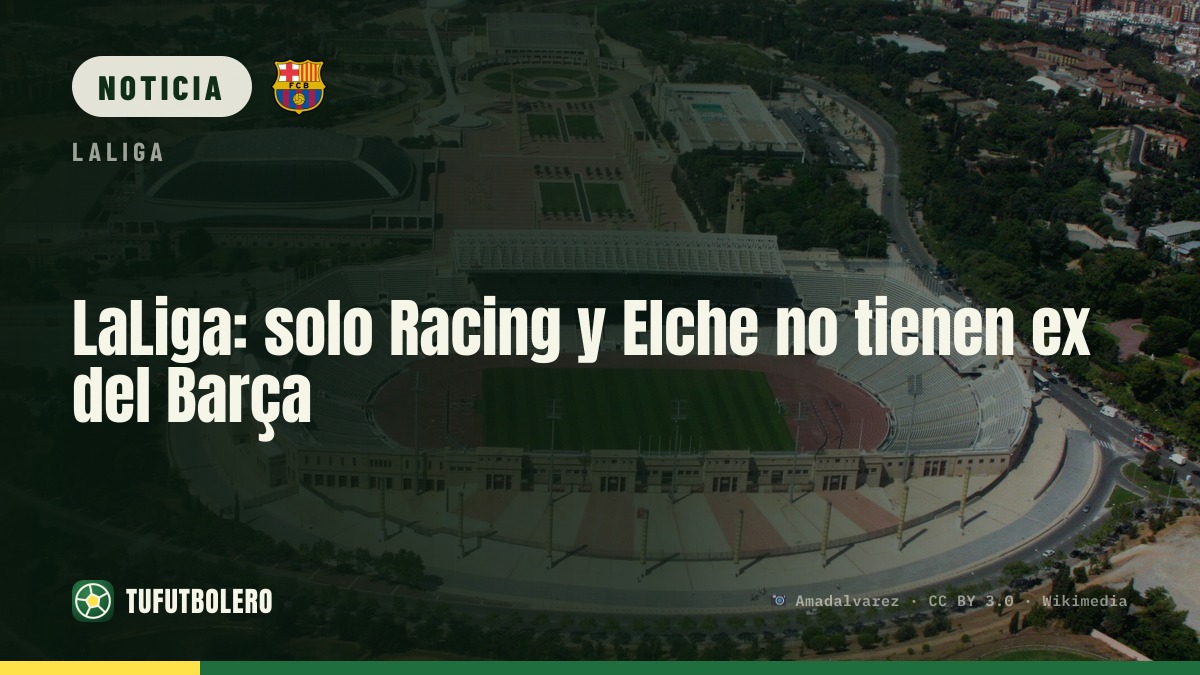 LaLiga: solo Racing y Elche no tienen ex del Barça