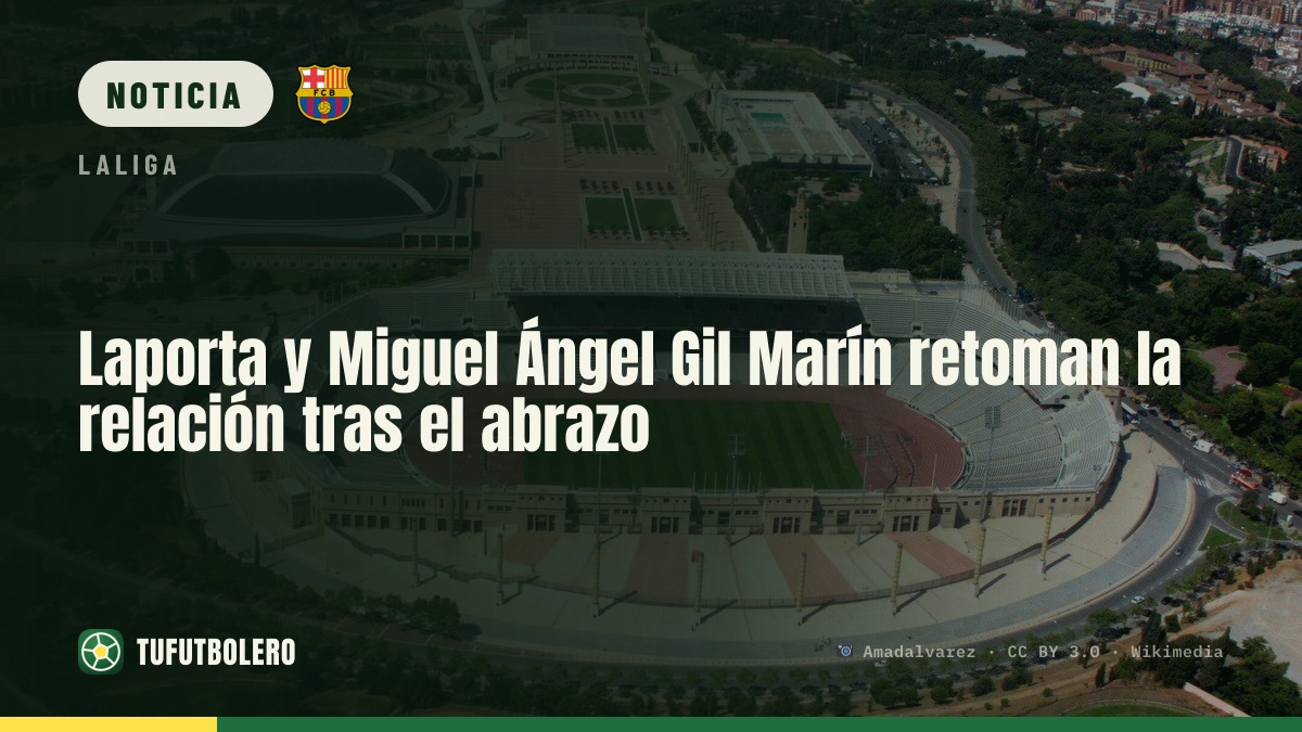 Laporta y Miguel Ángel Gil Marín retoman la relación tras el abrazo