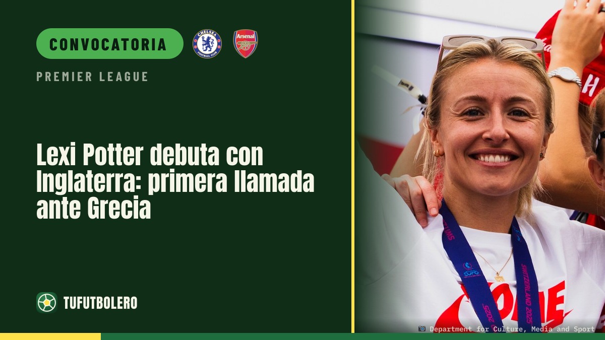 Lexi Potter debuta con Inglaterra: primera llamada ante Grecia