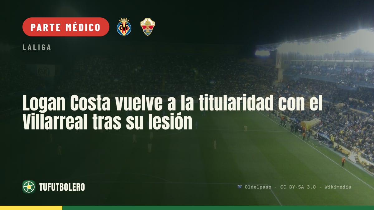 Logan Costa vuelve a la titularidad con el Villarreal tras su lesión