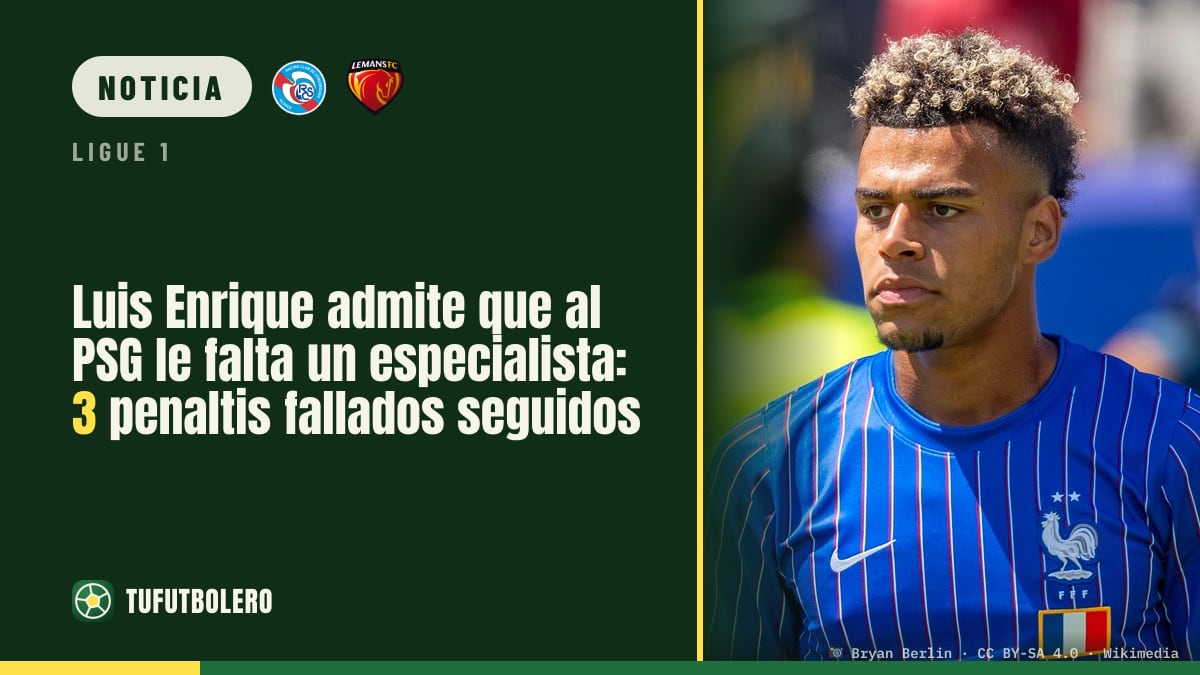 Luis Enrique admite que al PSG le falta un especialista: 3 penaltis fallados seguidos