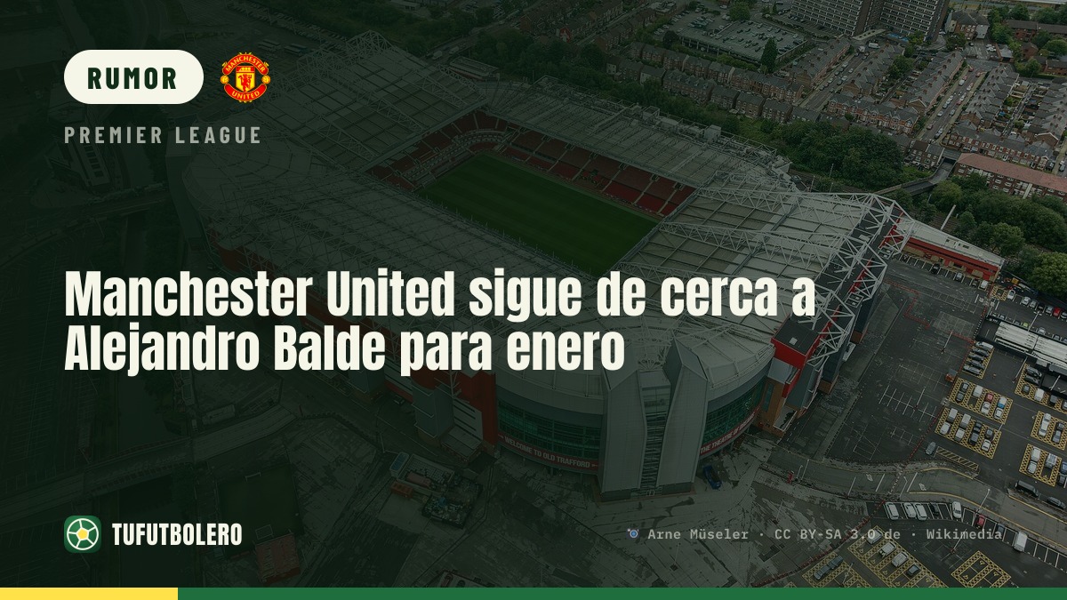 Manchester United sigue de cerca a Alejandro Balde para enero