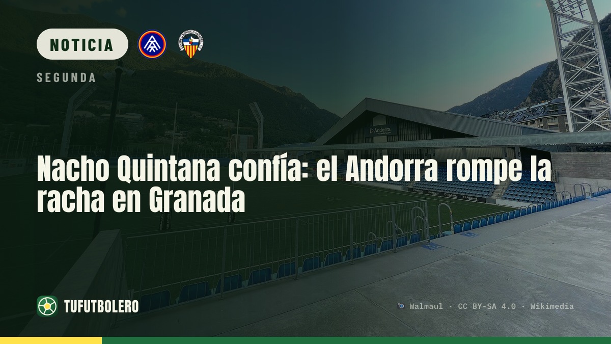 Nacho Quintana confía: el Andorra rompe la racha en Granada