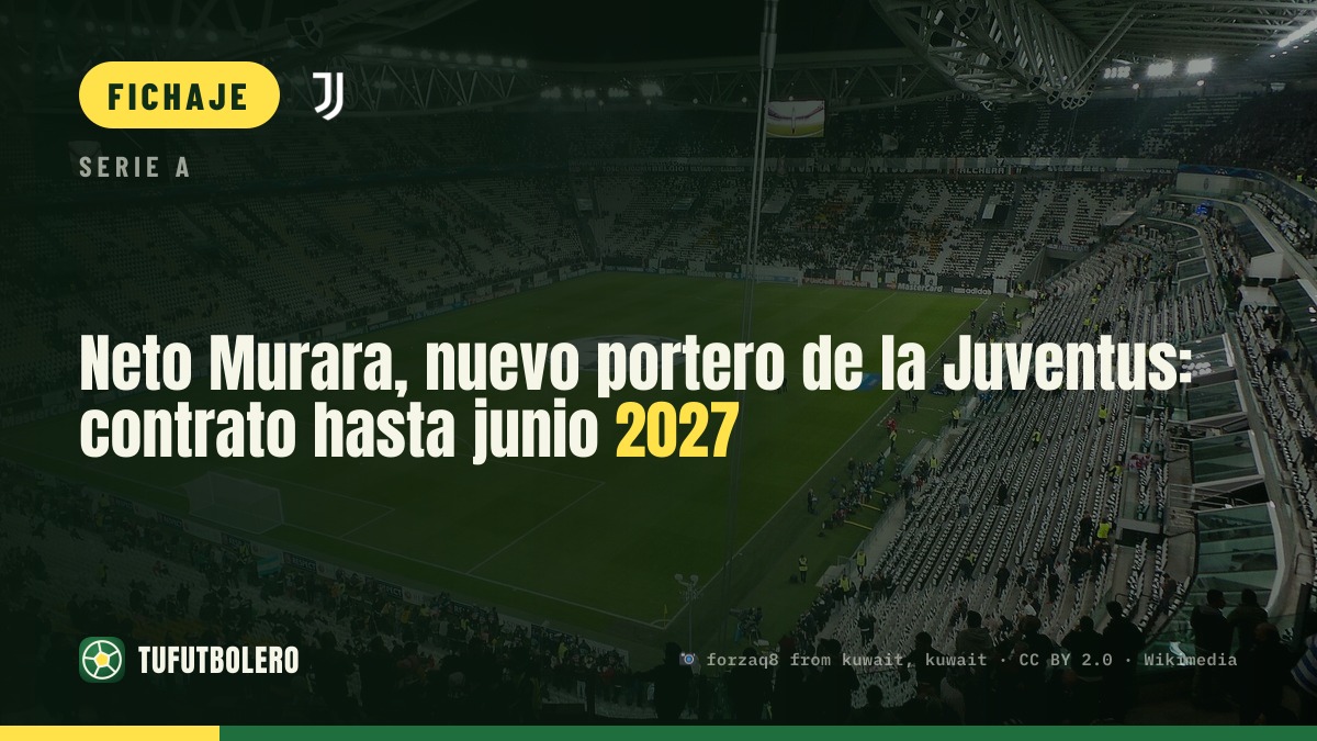 Neto Murara, nuevo portero de la Juventus: contrato hasta junio 2027