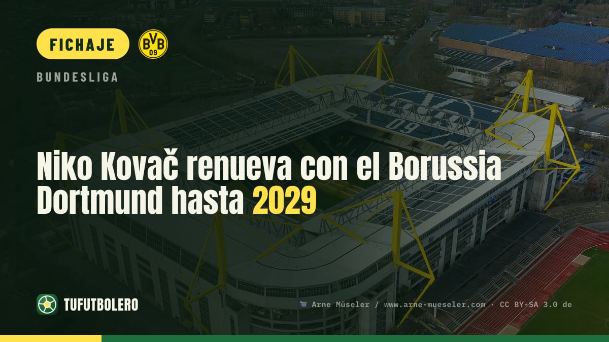 Niko Kovač renueva con el Borussia Dortmund hasta 2029