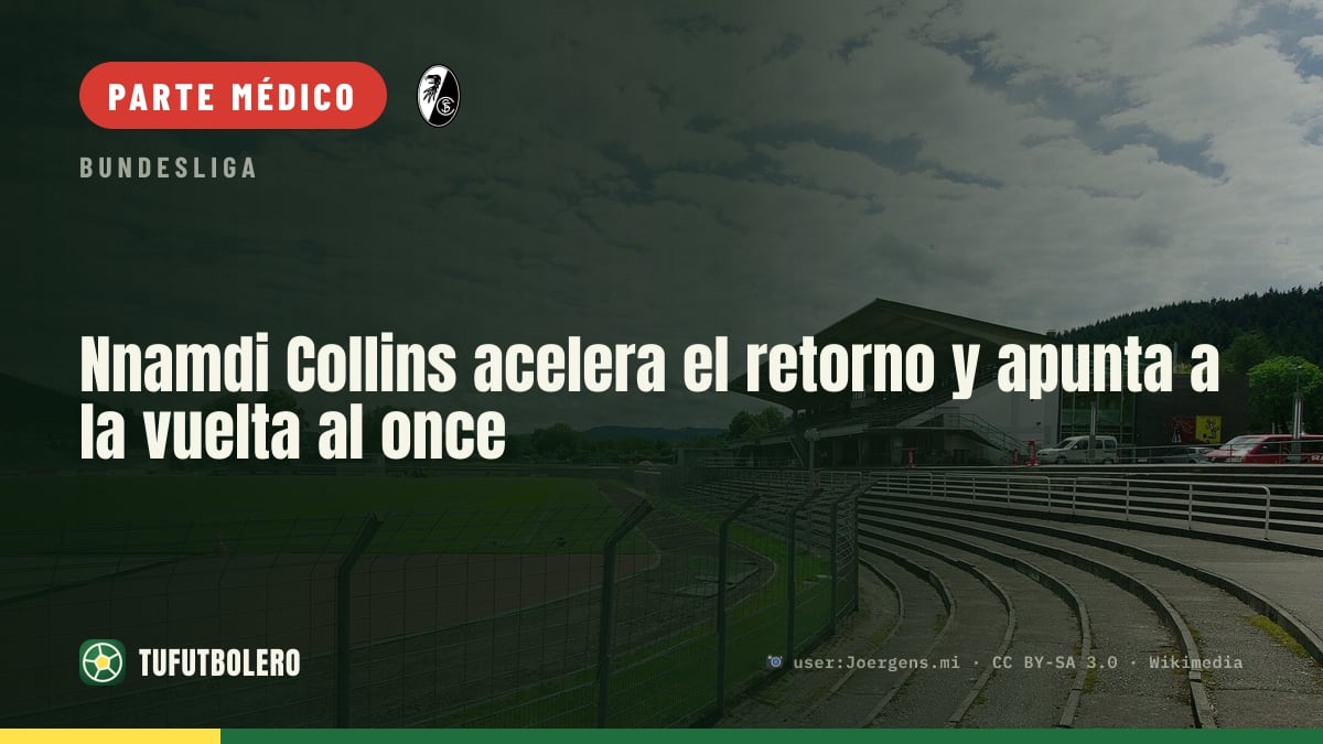 Nnamdi Collins acelera el retorno y apunta a la vuelta al once