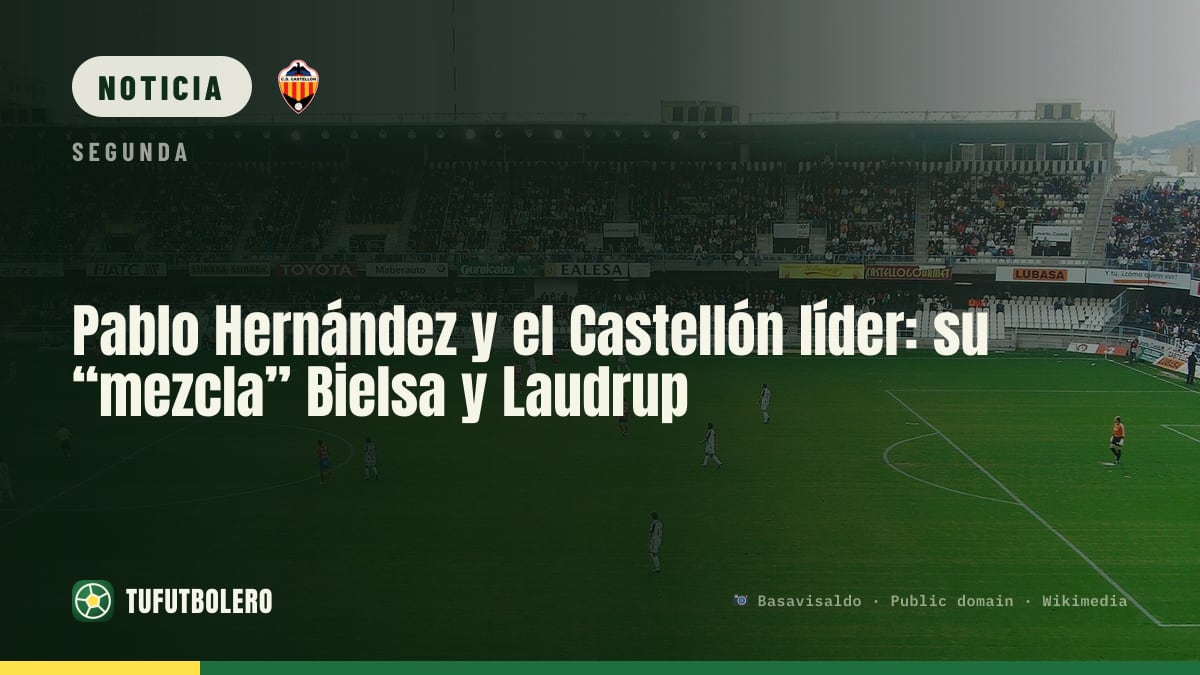 Pablo Hernández y el Castellón líder: su “mezcla” Bielsa y Laudrup