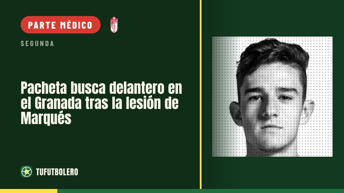 Pacheta busca delantero en el Granada tras la lesión de Marqués