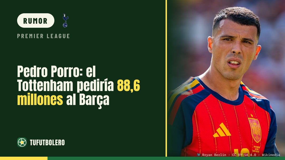 Pedro Porro: el Tottenham pediría 88,6 millones al Barça
