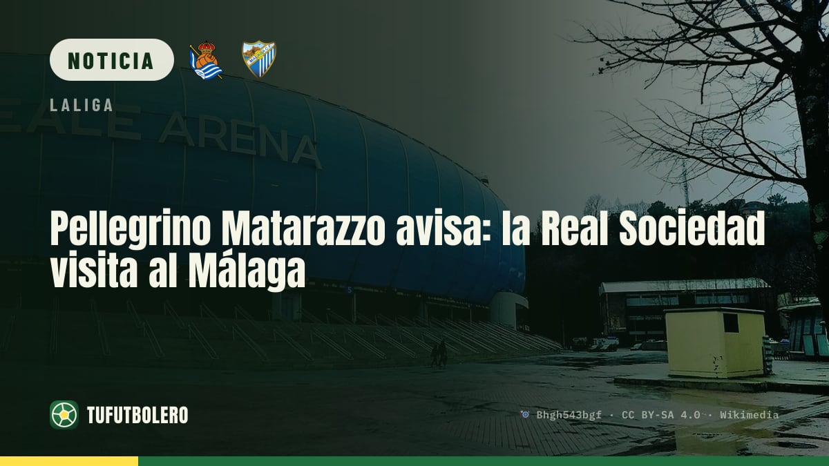 Pellegrino Matarazzo avisa: la Real Sociedad visita al Málaga