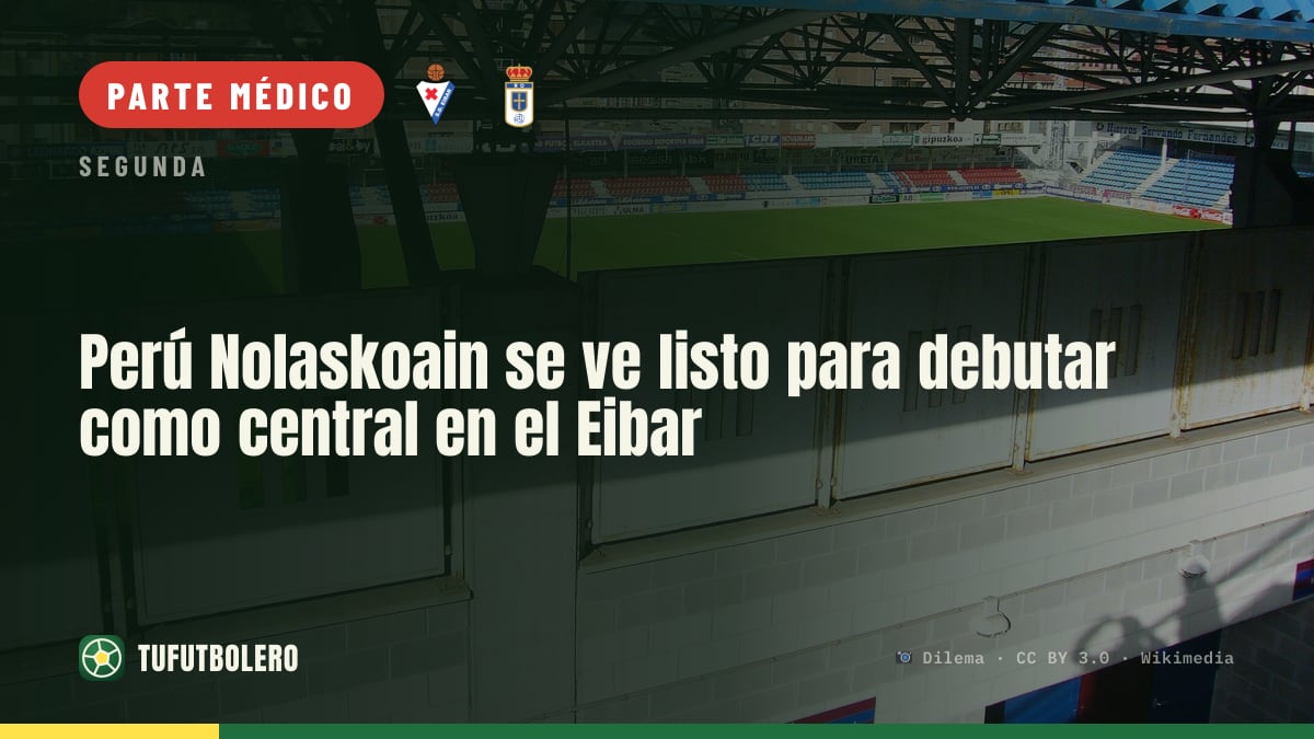 Perú Nolaskoain se ve listo para debutar como central en el Eibar