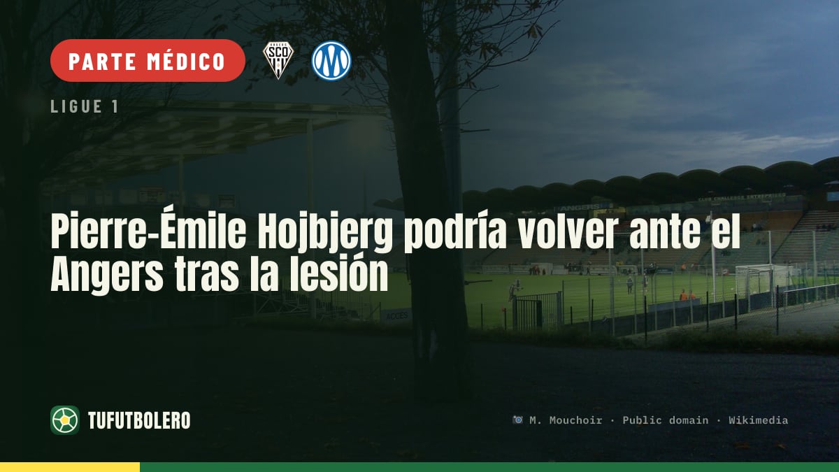 Pierre-Émile Hojbjerg podría volver ante el Angers tras la lesión