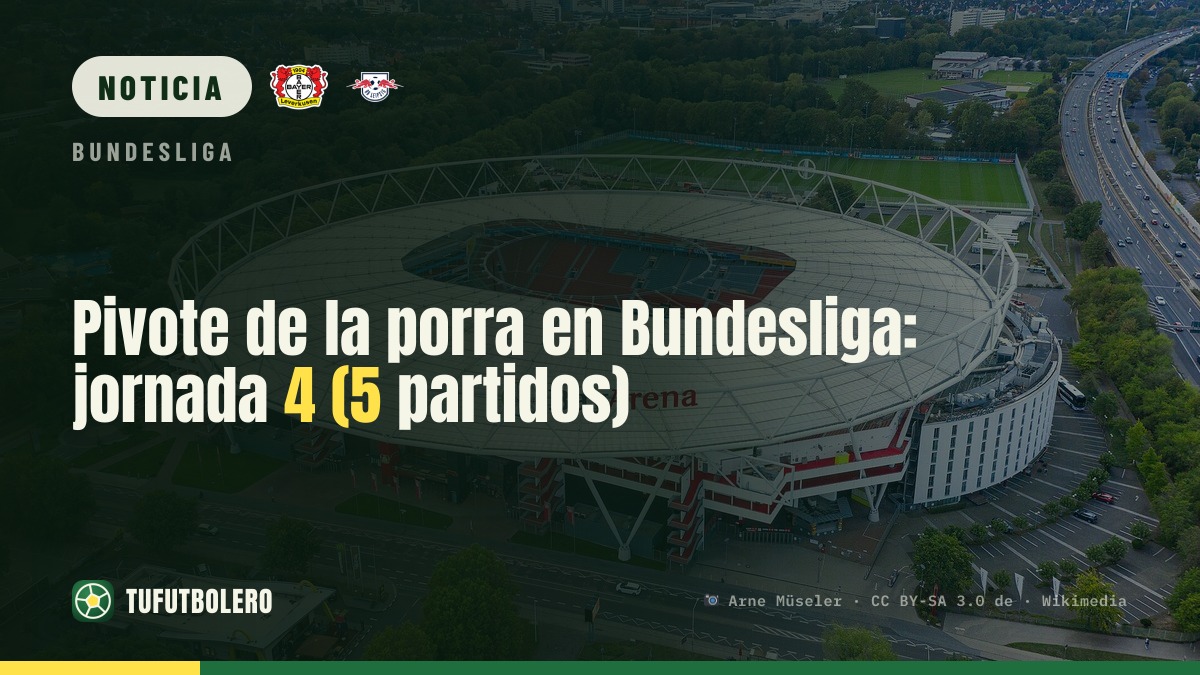 Pivote de la porra en Bundesliga: jornada 4 (5 partidos)