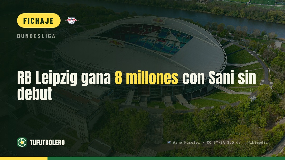 RB Leipzig gana 8 millones con Sani sin debut
