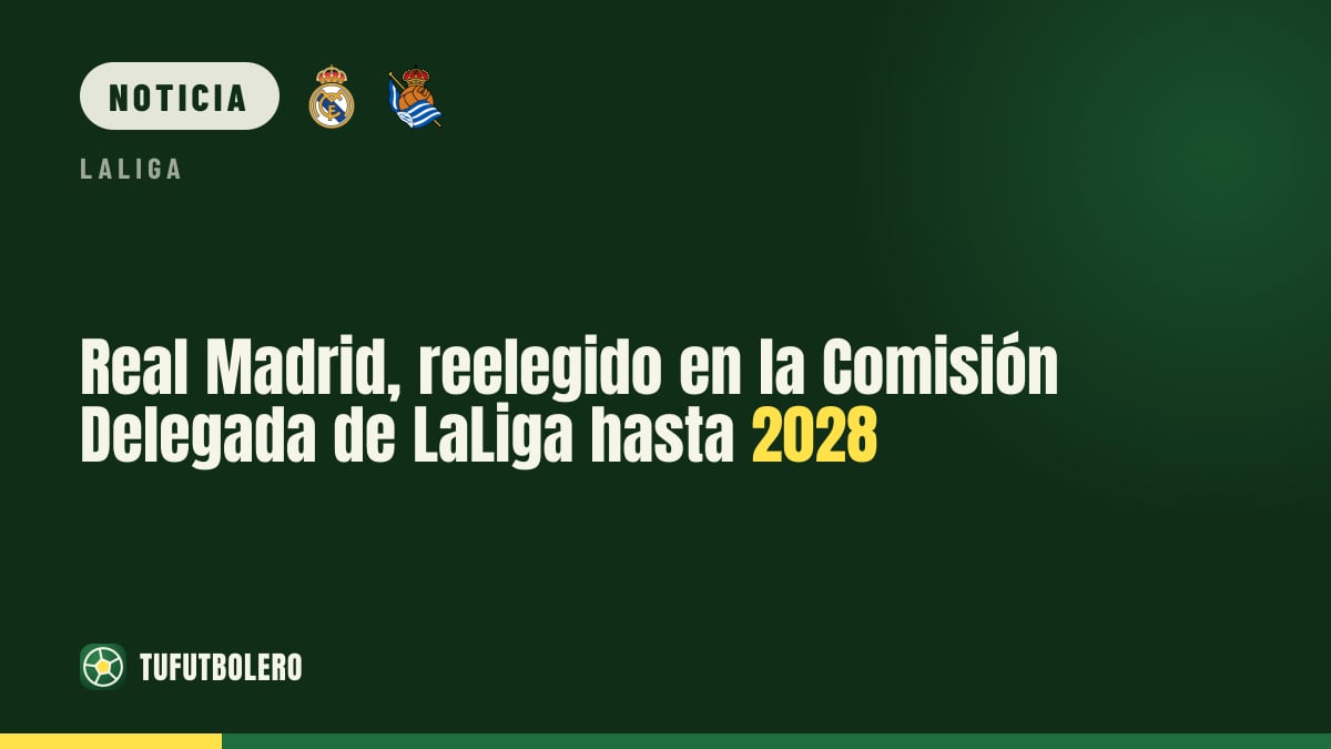 Real Madrid, reelegido en la Comisión Delegada de LaLiga hasta 2028