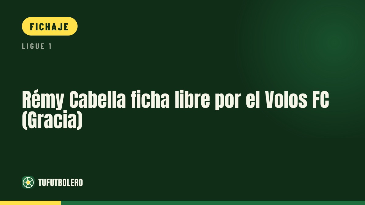 Rémy Cabella ficha libre por el Volos FC (Gracia)