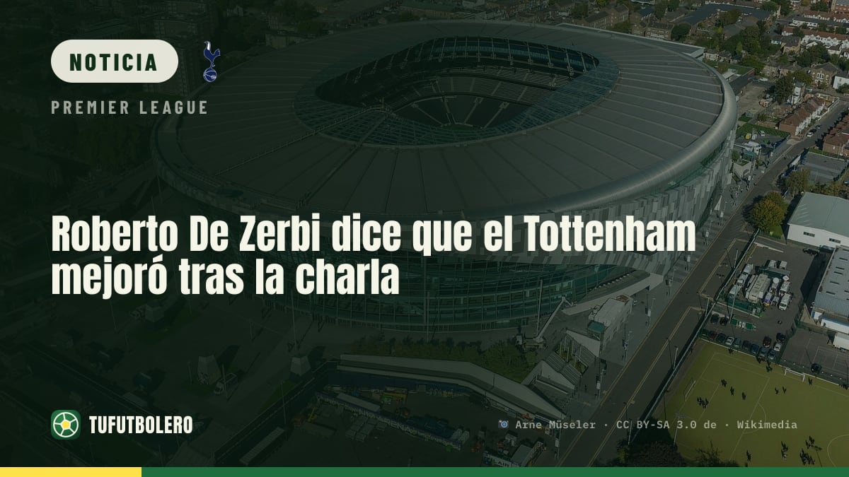 Roberto De Zerbi dice que el Tottenham mejoró tras la charla