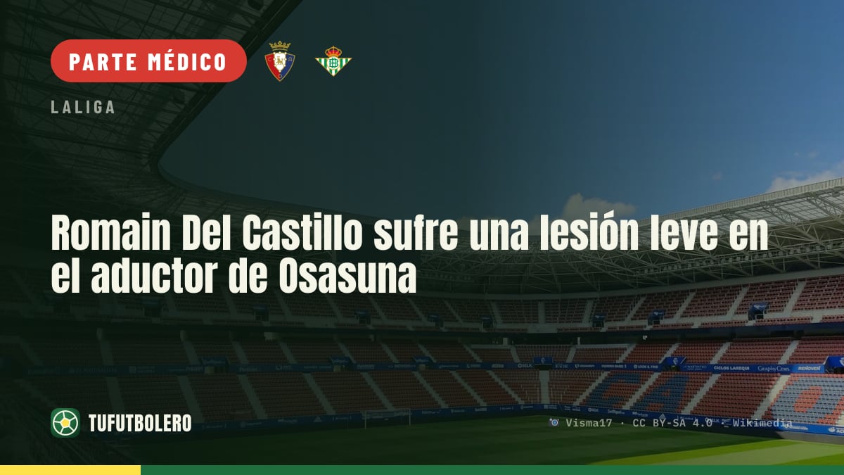 Romain Del Castillo sufre una lesión leve en el aductor de Osasuna