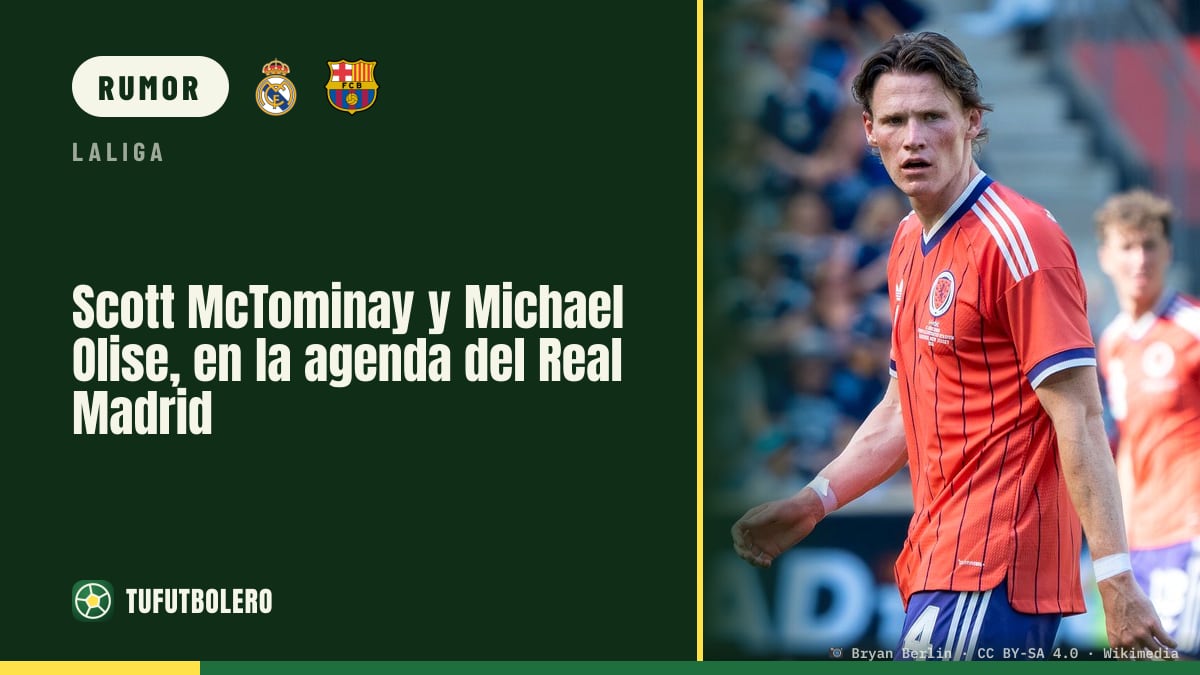 Scott McTominay y Michael Olise, en la agenda del Real Madrid
