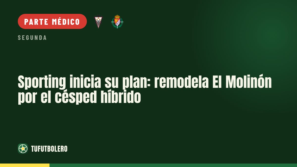 Sporting inicia su plan: remodela El Molinón por el césped híbrido