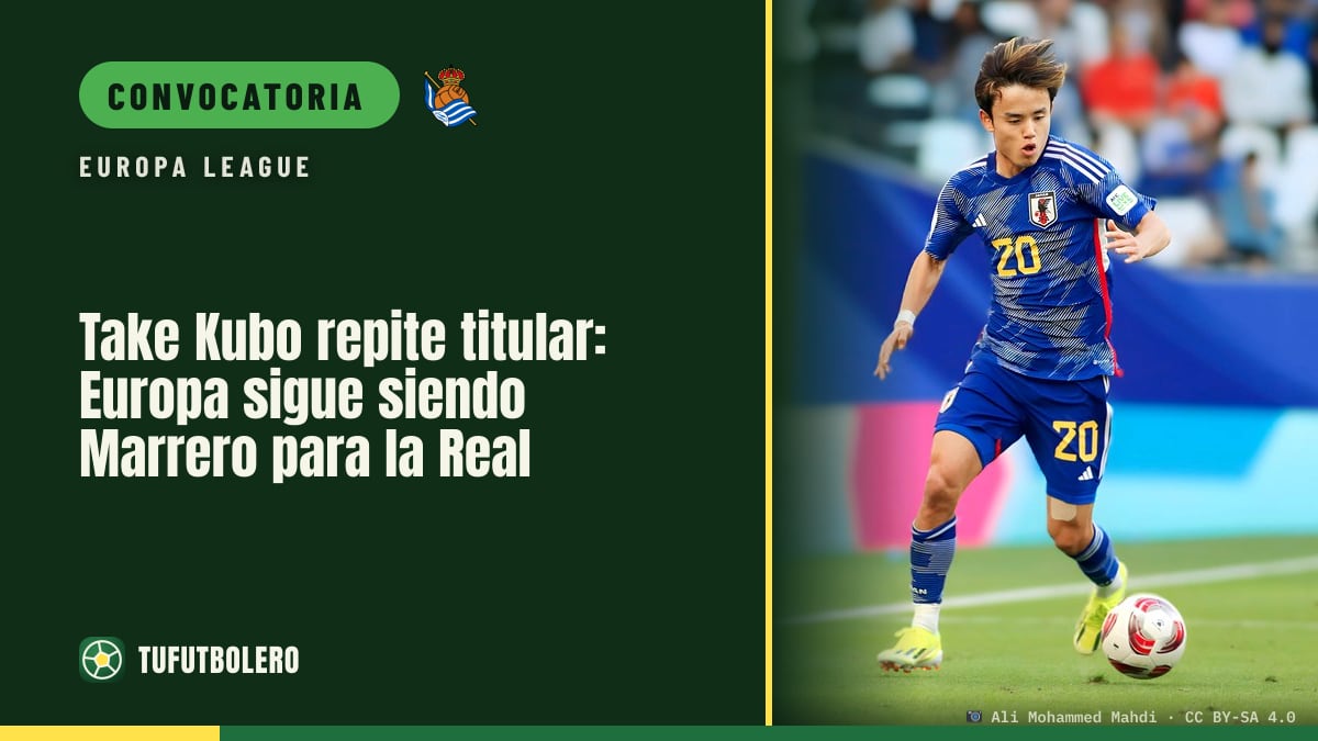 Take Kubo repite titular: Europa sigue siendo Marrero para la Real