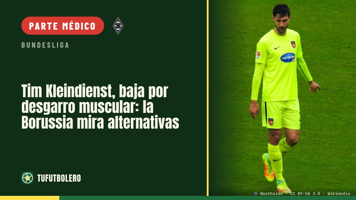 Tim Kleindienst, baja por desgarro muscular: la Borussia mira alternativas