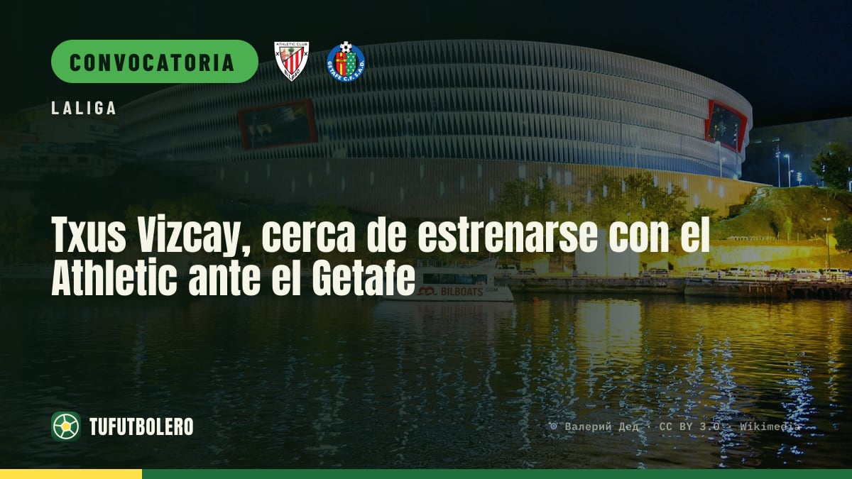 Txus Vizcay, cerca de estrenarse con el Athletic ante el Getafe