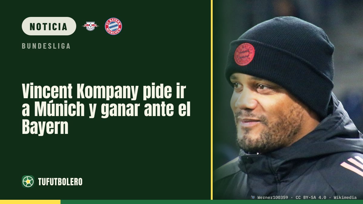 Vincent Kompany pide ir a Múnich y ganar ante el Bayern