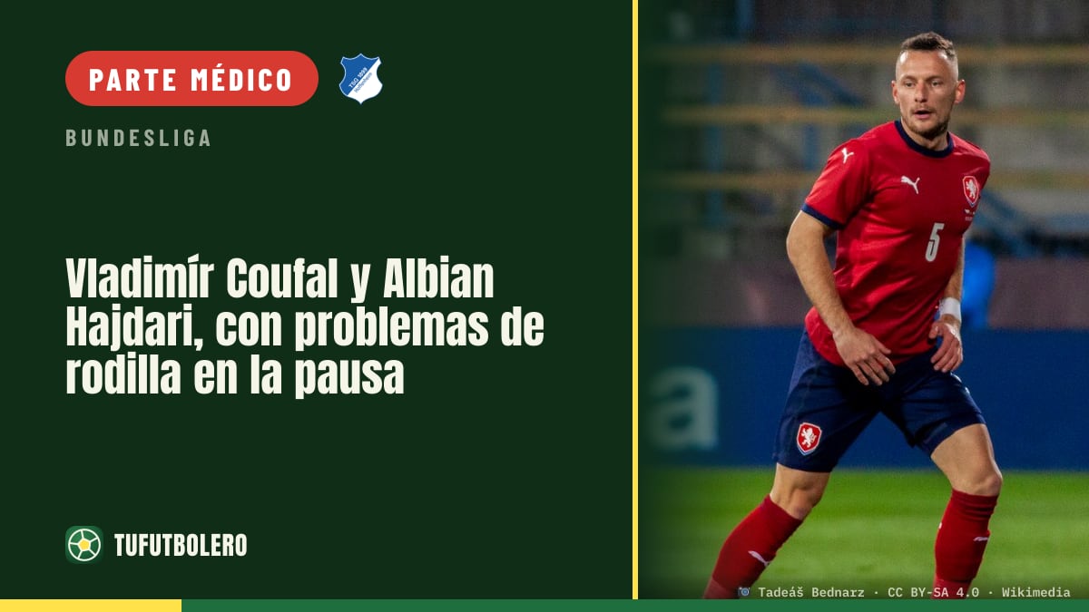 Vladimír Coufal y Albian Hajdari, con problemas de rodilla en la pausa