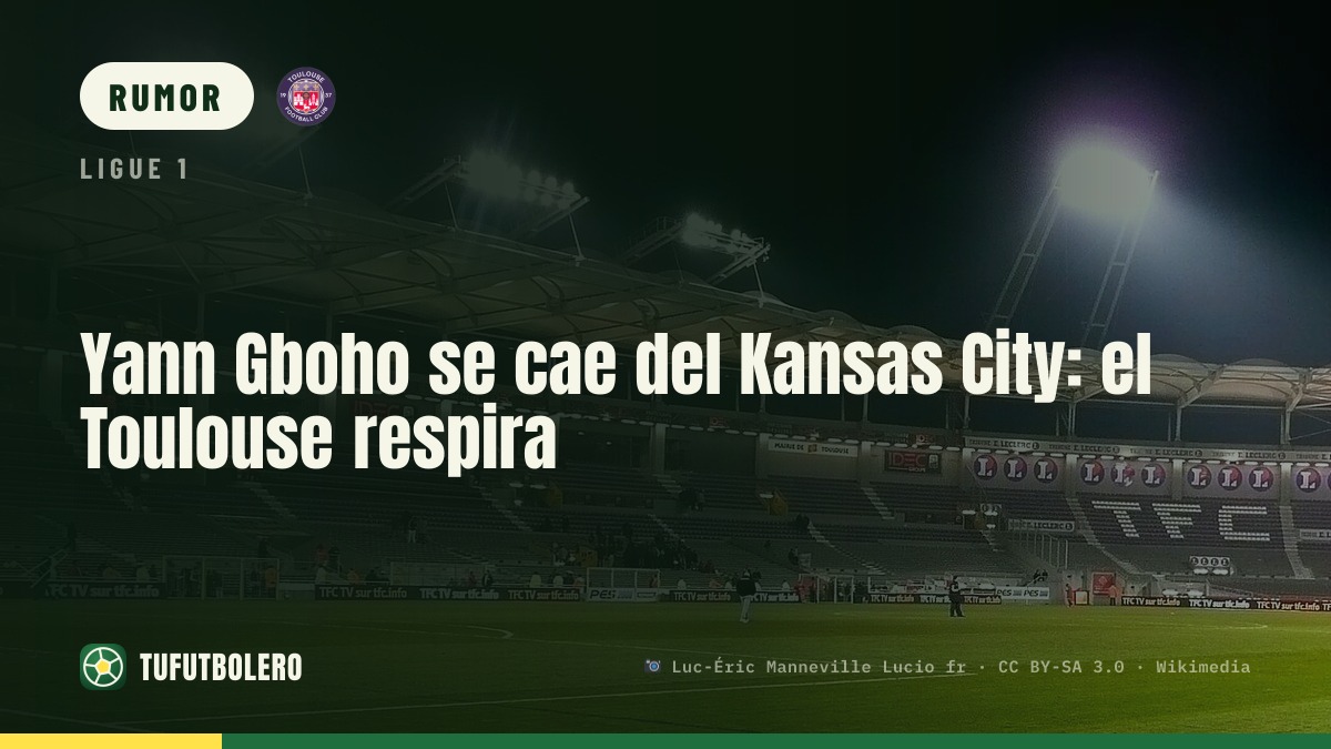 Yann Gboho se cae del Kansas City: el Toulouse respira