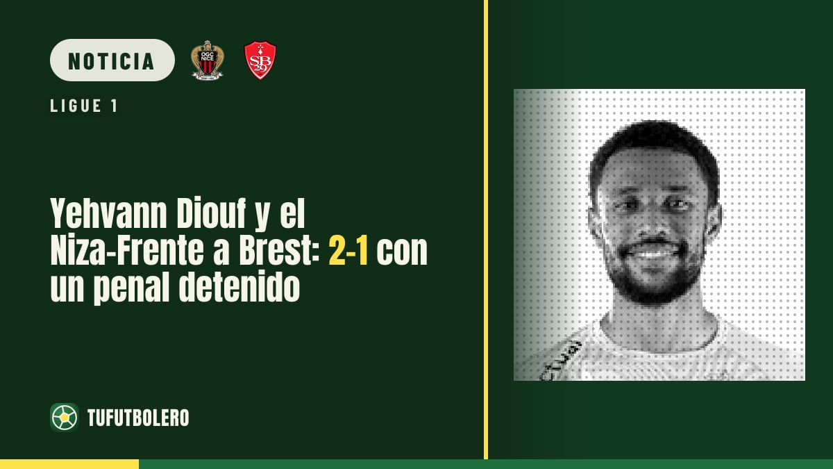 Yehvann Diouf y el Niza-Frente a Brest: 2-1 con un penal detenido