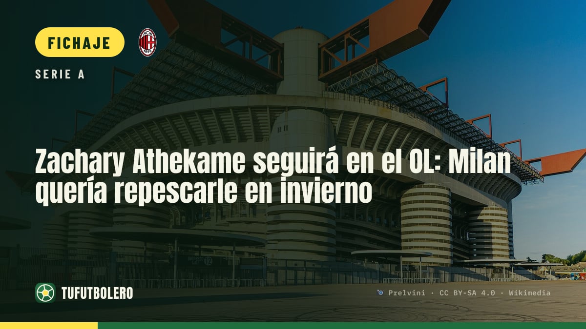 Zachary Athekame seguirá en el OL: Milan quería repescarle en invierno