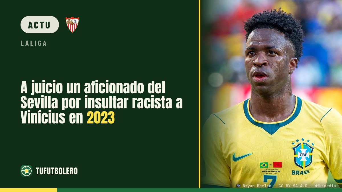 Un supporter du Séville jugé pour propos racistes envers Vinícius (2023)