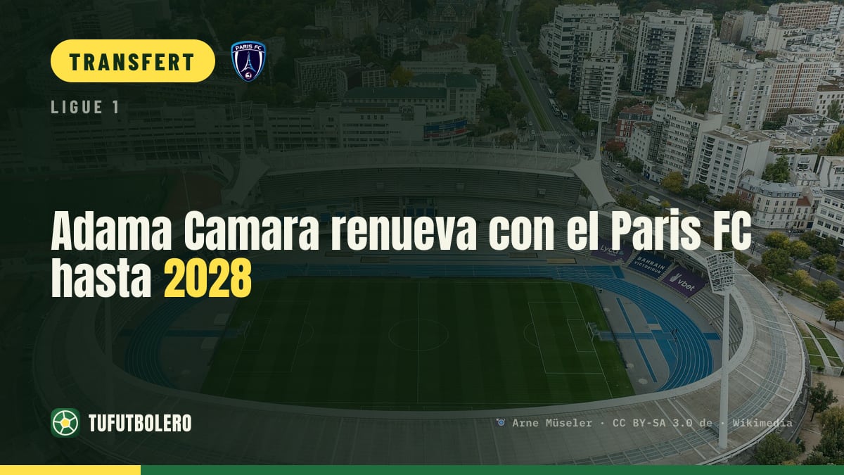 Adama Camara prolonge avec le Paris FC jusqu’en 2028