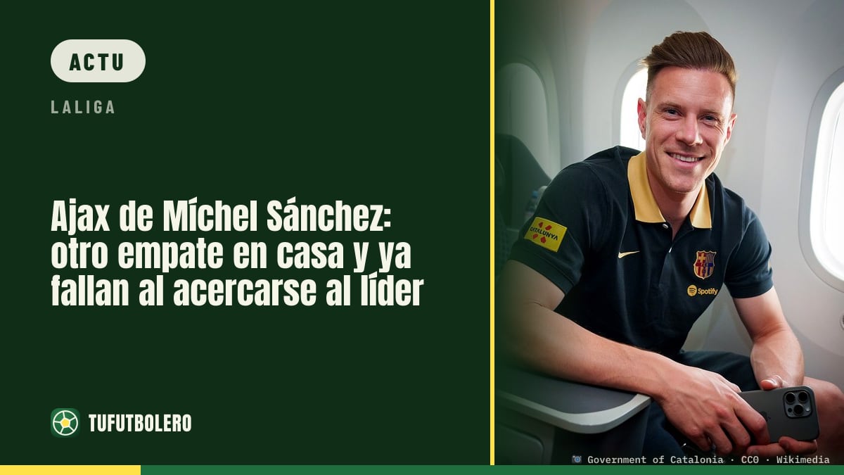 Ajax de Míchel Sánchez: encore un nul à domicile et raté pour se rapprocher du leader