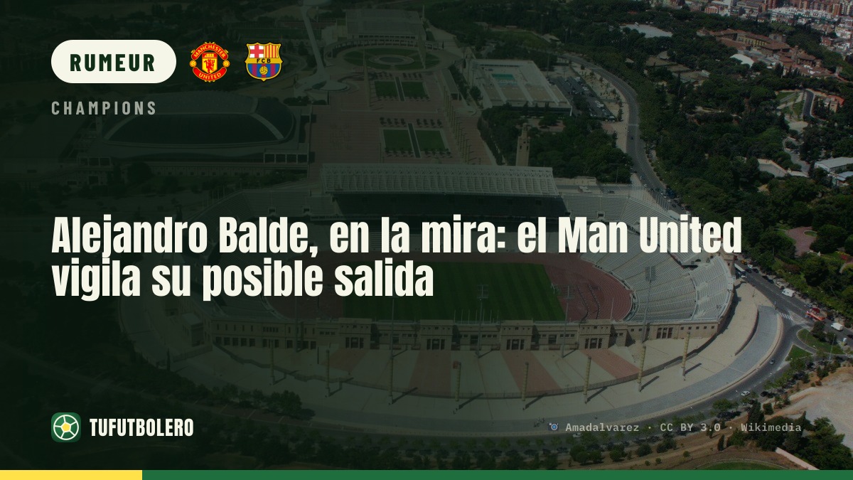 Alejandro Balde dans le viseur de Manchester United : possible départ du Barça en janvier