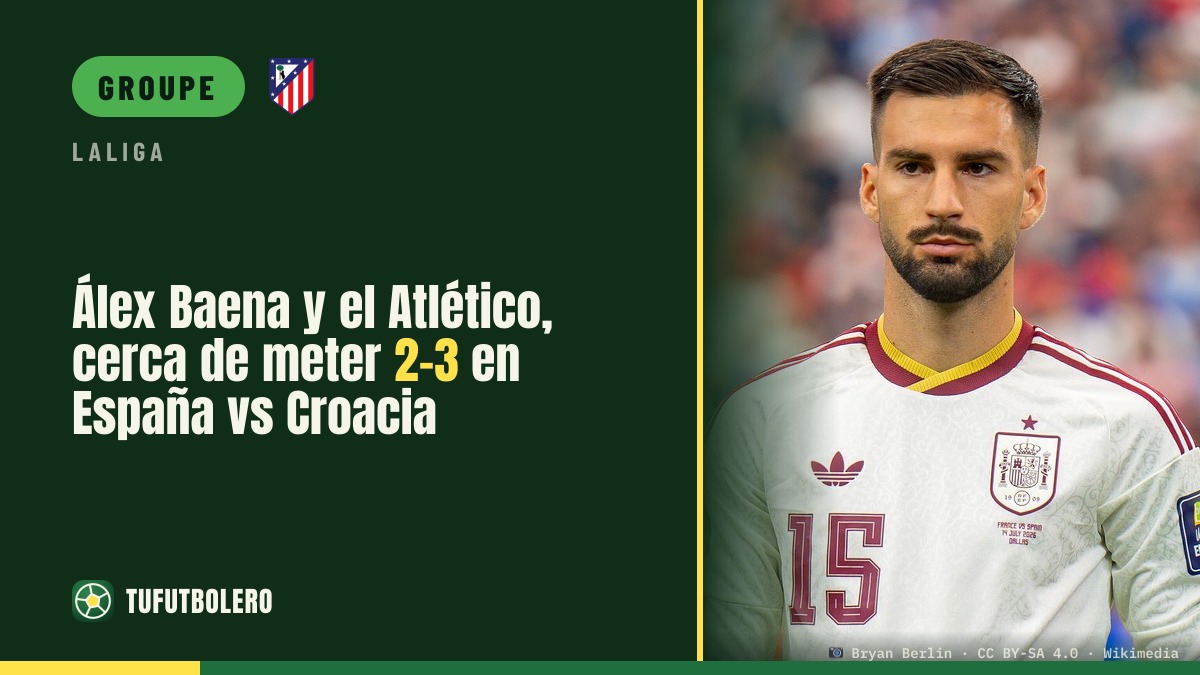 Álex Baena et l’Atleti en vue: 2-3 titulaires possibles avec l’Espagne contre la Croatie