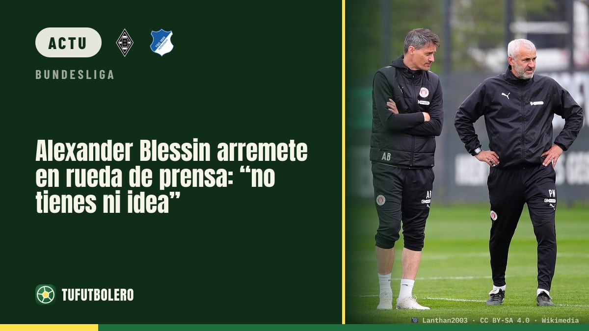 Alexander Blessin recadre en conférence : “tu n’as aucune idée”