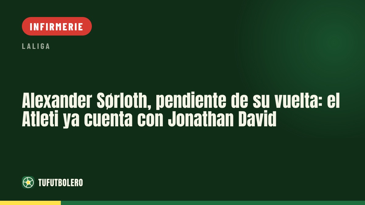 Alexander Sørloth incertain : l’Atlético mise déjà sur Jonathan David