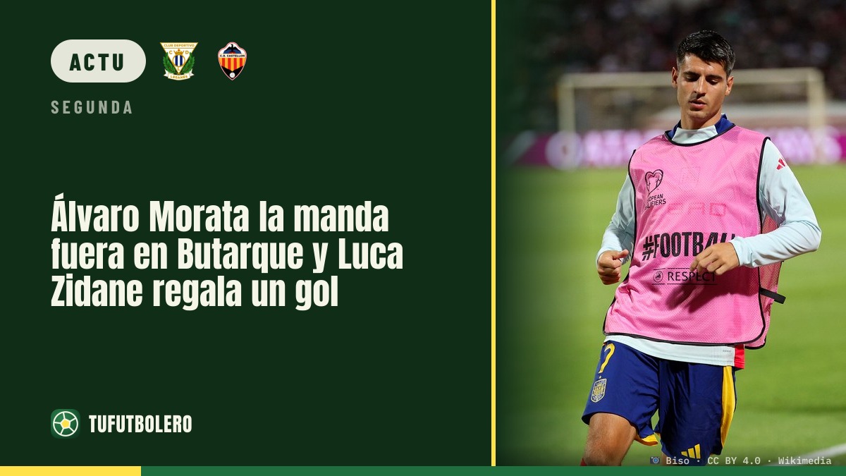 Álvaro Morata rate à vide à Butarque et Luca Zidane offre un but