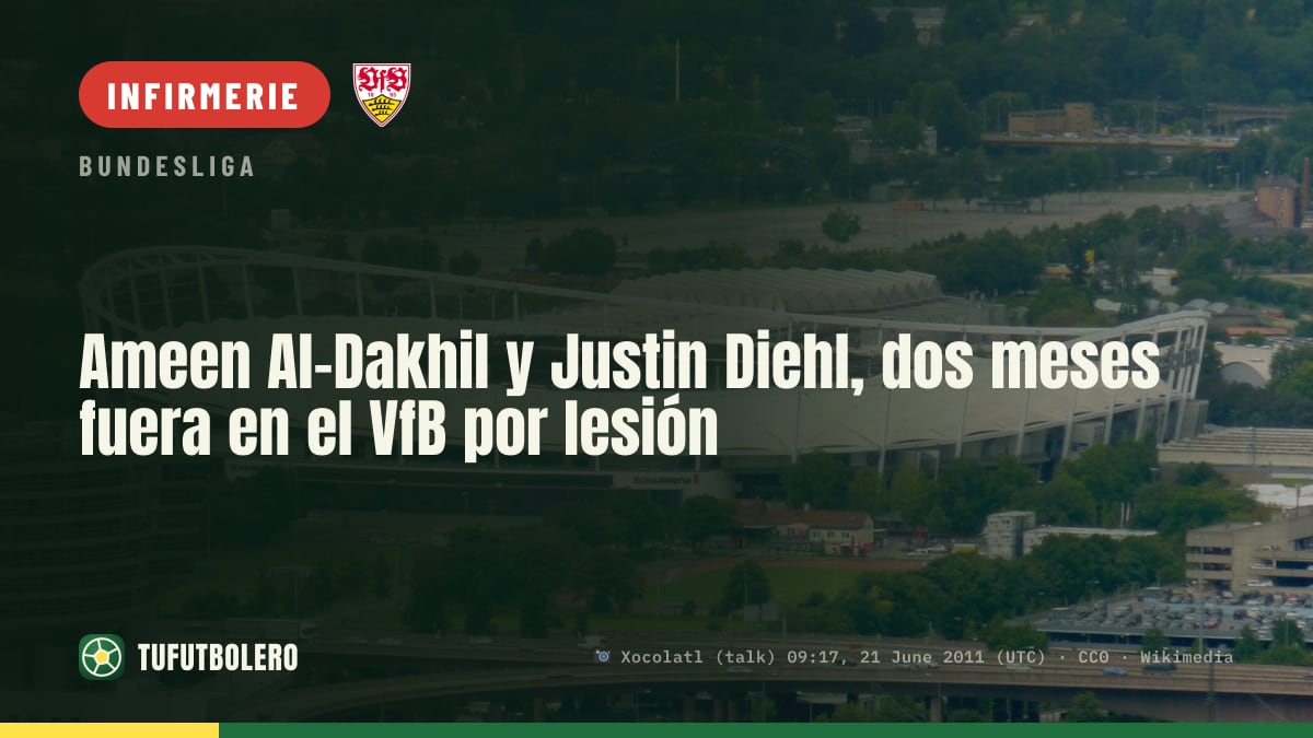 Ameen Al-Dakhil et Justin Diehl à l’arrêt au VfB à cause des blessures