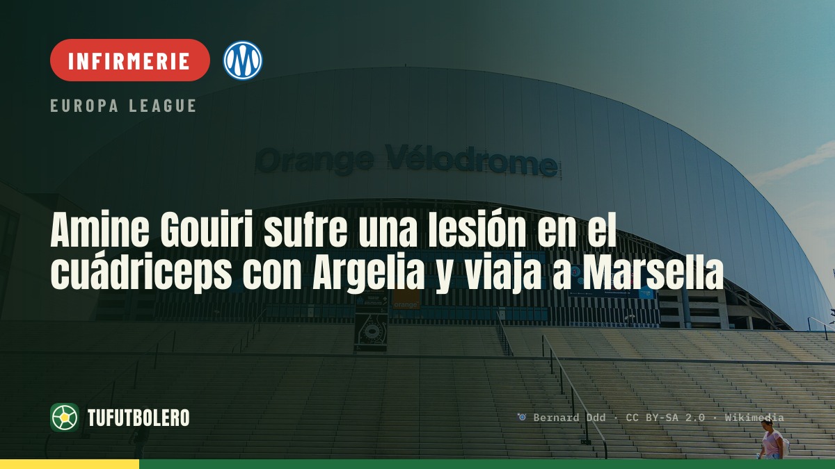 Amine Gouiri blessé avec l’Algérie au quadriceps: retour à Marseille