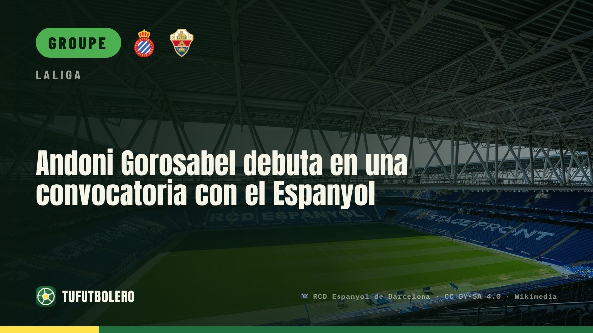 Andoni Gorosabel débute en sélection avec l’Espanyol