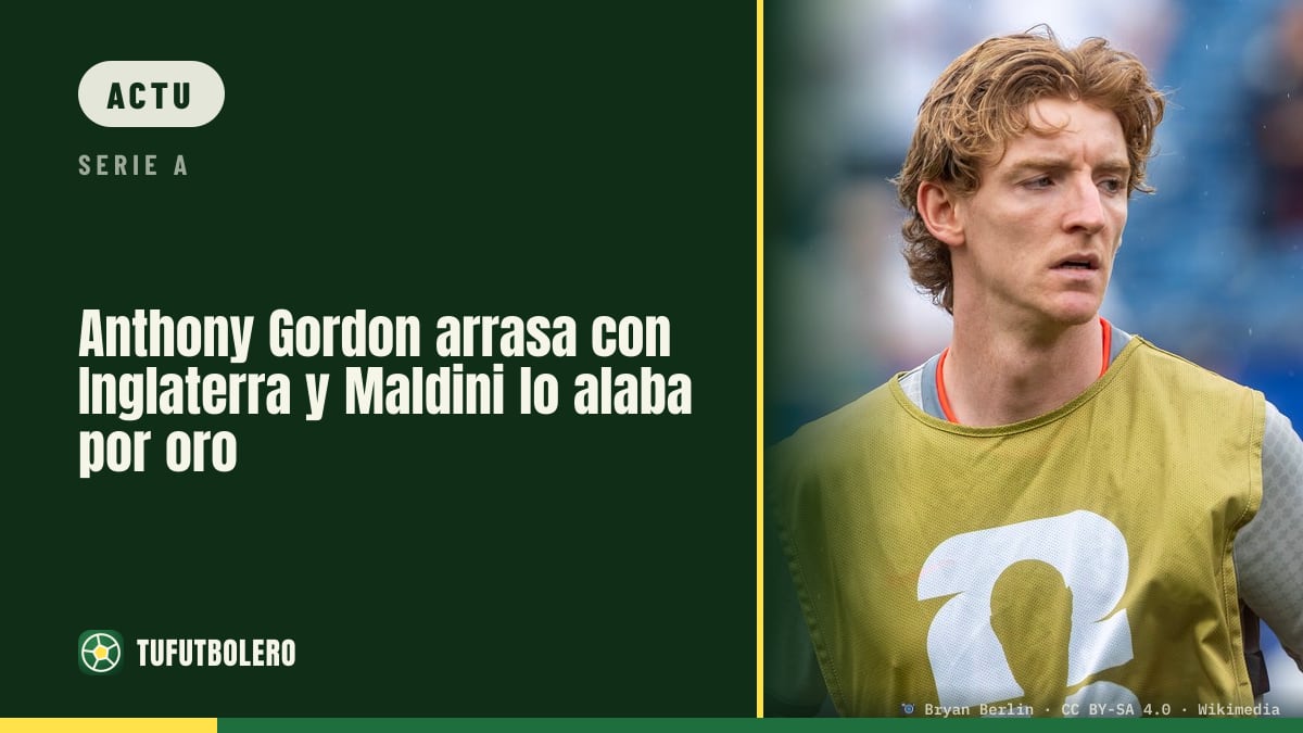 Anthony Gordon brille avec l’Angleterre et Maldini s’enthousiasme