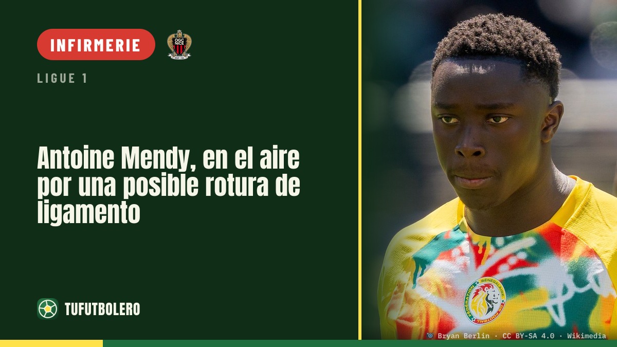 Antoine Mendy (Nice) fixé après une rupture du ligament croisé