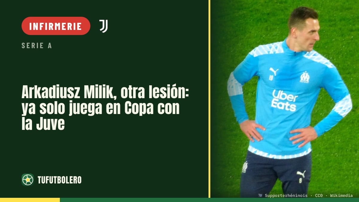 Arkadiusz Milik rechute: à la Juve, uniquement la Coupe d’Italie