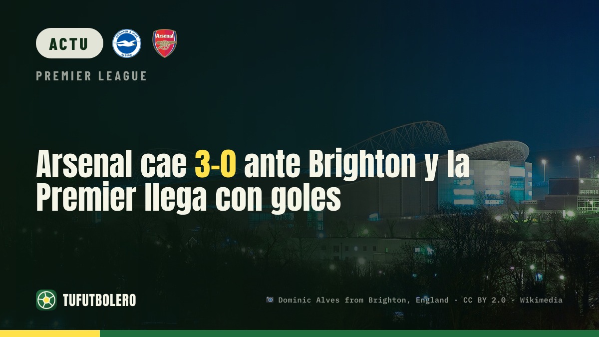 Brighton 3-0 à Arsenal et une Premier League très prolifique
