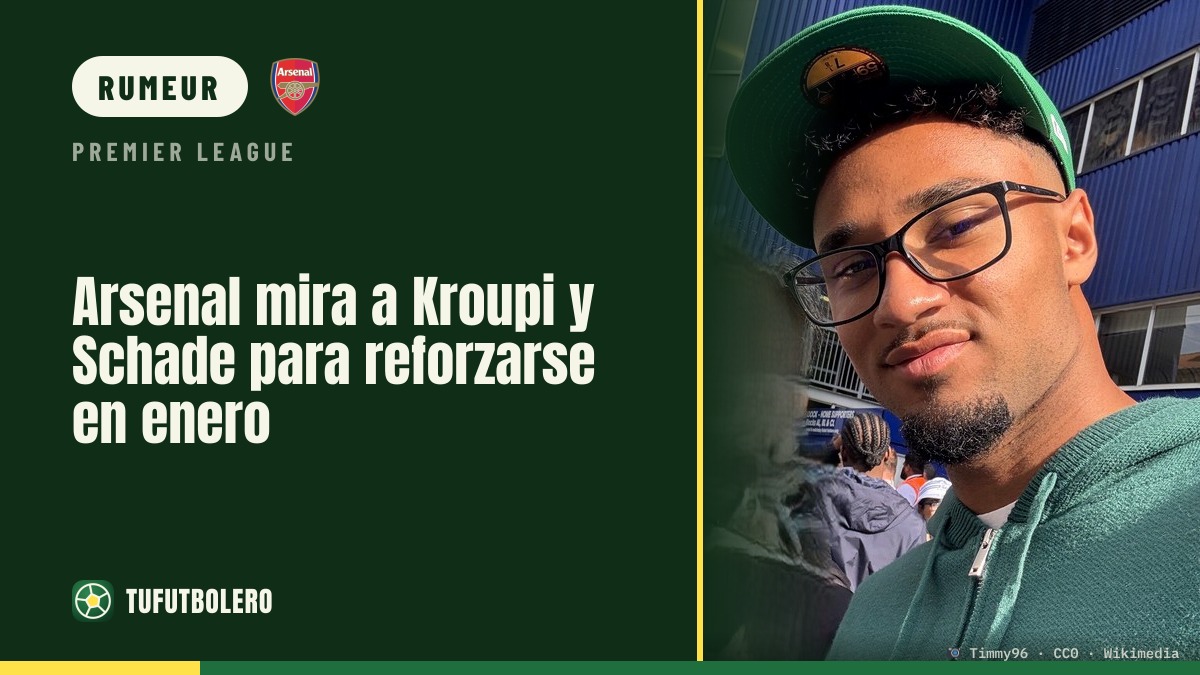 Arsenal pense à Kroupi et Schade pour janvier