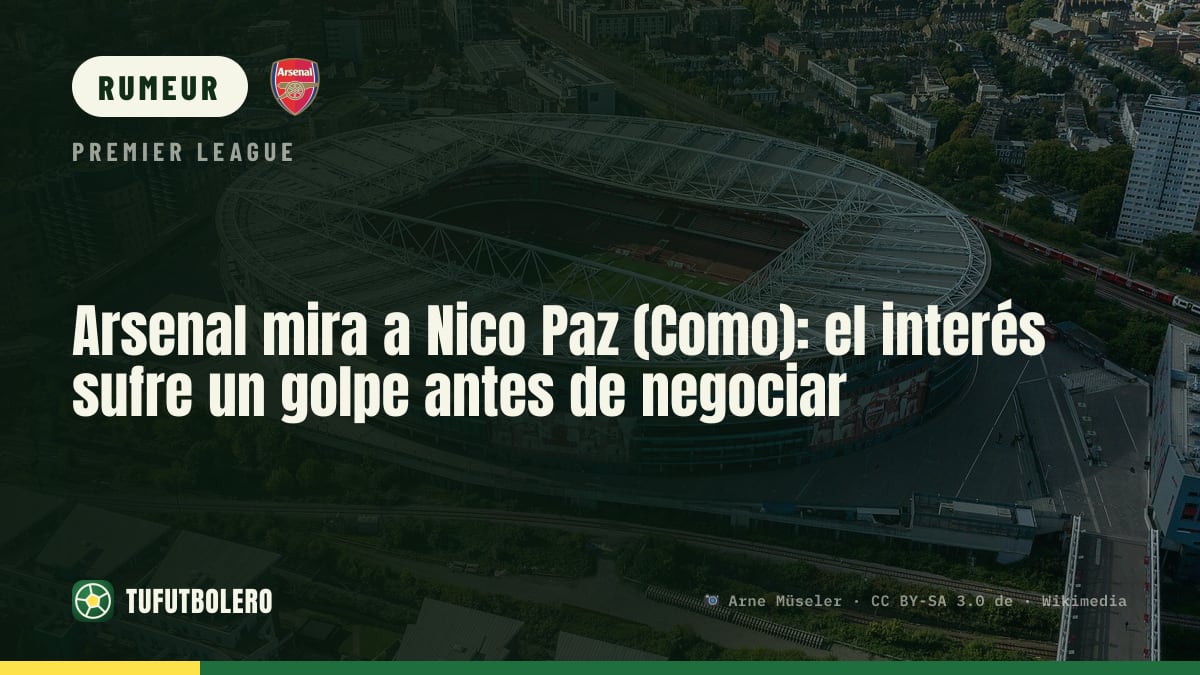 Arsenal vise Nico Paz à Como, mais les discussions prennent un coup d’entrée